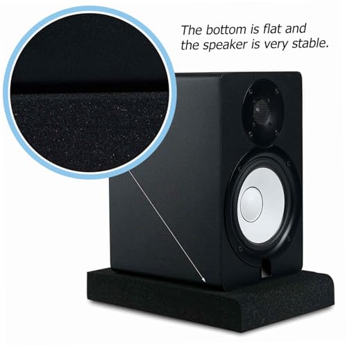 4 piezas de almohadillas de espuma aislantes para altavoces, foam acústico para separación y absorción de sonido miniatura 3