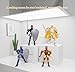 LUMRRSK Medieval Knight Action Figure, Multi-Jointed Movable Knight Armor Figure with Weapons, Collectible Desktop Decor for History Enthusiasts & RPG Gamers, Assembly Required (Gold+Silver)