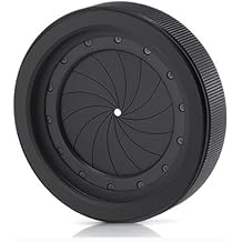 1.5-26mm Adjustable Diaphragm Iris Adapter Ring M30 to M37 Camera Lens Module Adapter Ring - Black