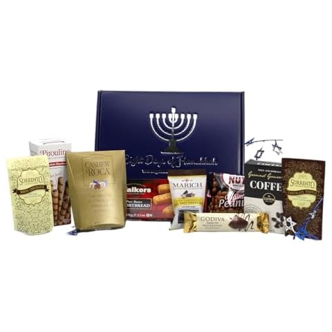 Gift Basket Village: The Eight Days of Hanukkah Deluxe Gift Assortment - Gourmet Holiday Treats for Family, Friends & Business Cover