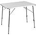 Deuba Tavolo da Campeggio Pieghevole Alluminio Altezza Regolabile 80x60cm Tavolino Spiaggia Picnic