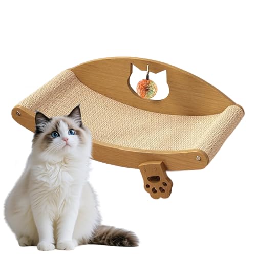 Guanciali per gatti - Letto a sdraio rialzato, protezione per mobili in sisal | Scratcher per animali domestici per cani di piccola taglia e gattini con arricchimento di gioco, comfort per dormire, a
