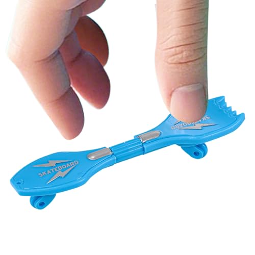 Pizarra de patinaje con punta de los dedos, pequeños monopatines para dedos - Movimiento de juguete de mano, juguetes portátiles creativos para adolescentes, adultos, niños, niños, Strocking Stuffers