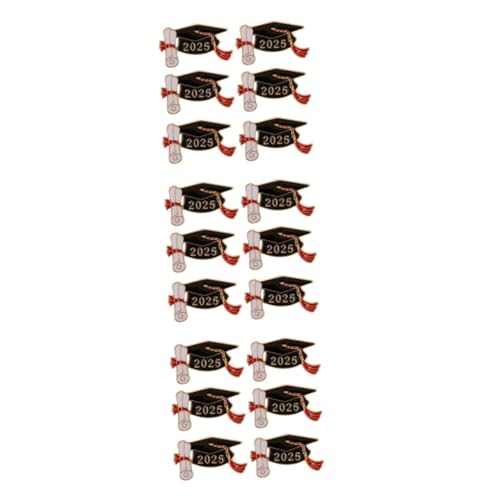 Pin's de graduation haut de gamme en alliage noir pour costume