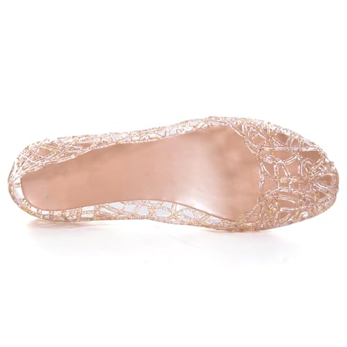 Image of Dear Time Women Flat Heel Summer Beach Jelly Shoes