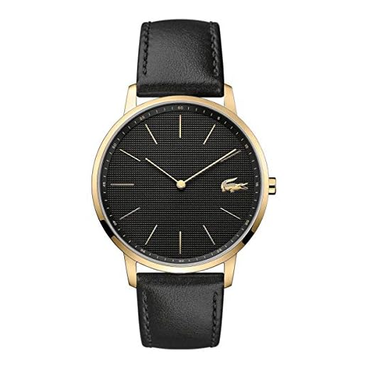 Lacoste Reloj Analógico de Cuarzo para hombre con Correa en piel Negro - 2011004
