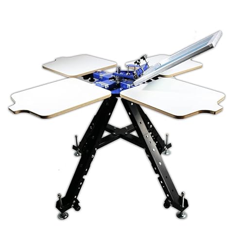 EQCOTWEA 4-Color Screen Printing Machine Portable