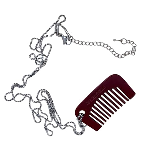 Collier usage quotidien unisexe anti-irritation pour peaux sensibles motif peigne