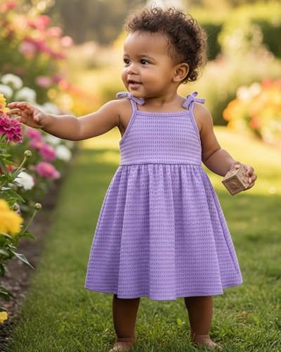 Image of Weebaby Baby Clothes Girl Toddler Summer Outfits Infant Casual Sleeveless Halter Ruffle Tank Cute Short Set Baby Clothing