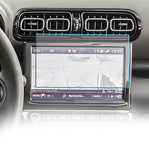 Film Citroën C3 verre trempé écran navigation et autoradio 2021 protection