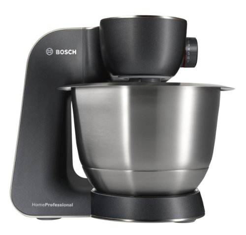 Bosch MUM57810 Küchenmaschine Home Professional mit Edelstahl-Rührschüssel, 900 Watt