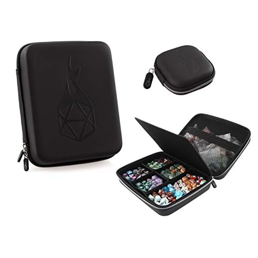 Forged Dice Co. Dice Box and Dice Tray with Removable Dice Holder - Storage Box Holds up to 300 Metal or Plastic Polyhedral Dice - Compatible with DND and Dungeons & Dragons Game Dice - Gray
