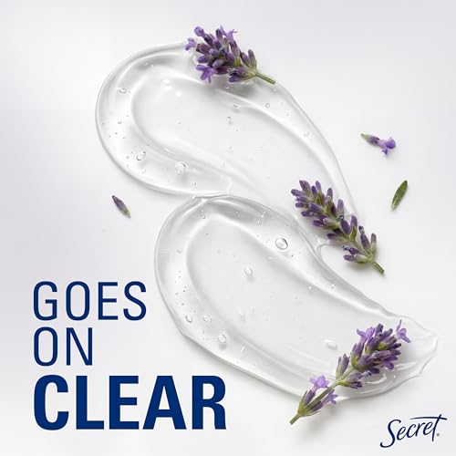 Image of Secret Fresh Antiperspirant Deodorant for Women, 72hr Breathable Sweat & Odor Protection, Instant Freshness & Gentle, PH Balancing Minerals, Clear Gel, Relaxing Lavender Scent, 2.6 oz (Pack of 2)