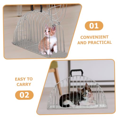 TOMETURE Gaiola De Banho Para Animais De Estimação Gaiola Para Banho De Gatos Gaiola Para Lavar Gato
