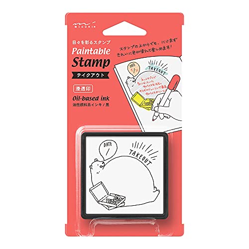 Midori DESIGNPHIL 35425006 - Sello pintable Take Out