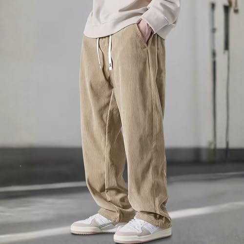 Image of Amazon Brand - INKAST Men Men's Corduroy Casual Trousers Pants