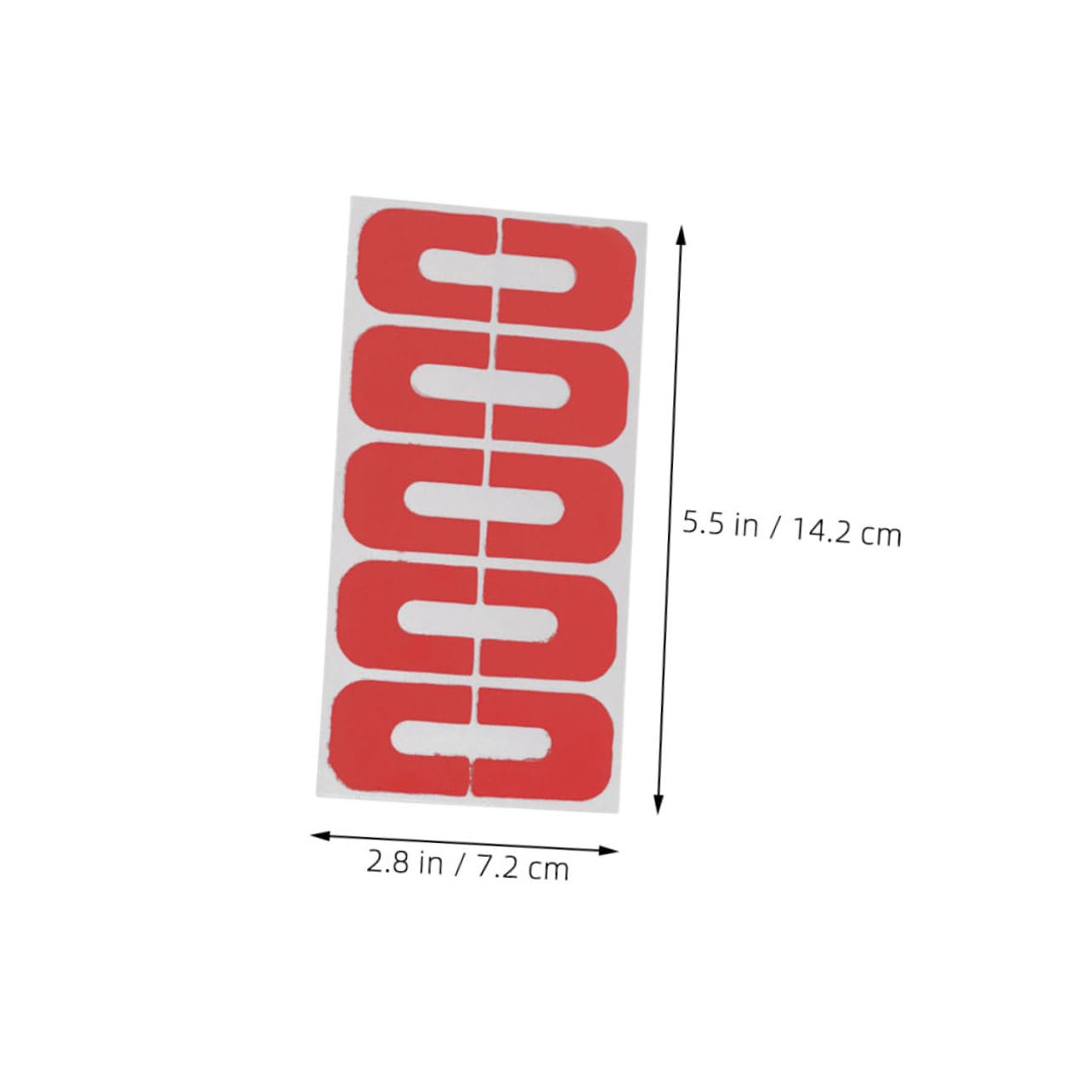 VALICLUD 50pcs Nail Polish Protectors Shaped Tape for Home Manicures Disposable Nail Guards for Gel Polish Easy to Use for Precision and Convenience