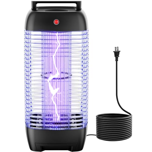Veppro BUGZAPPER-910-B Electric Outdoor Bug Zapper Indoor, 4200V Mosquito Zapper Outdoor For Patio, Insect Fly Zapper Waterproof Backyard, Mosquito Killer For Outside Yard Home 100-120V, Abs Plastic Outer cover