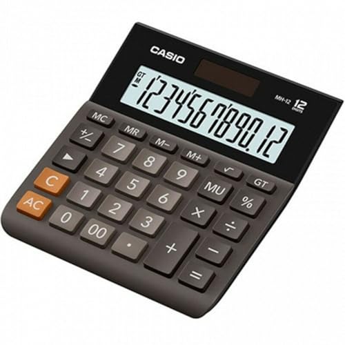 Calculadora Casio 222688 LCD Blanco Negro Plástico