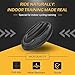 Flexzion Bike Trainer Front Wheel Block - Sturdy Molded Plastic Bicycle Stabilizing Leveling Block Support for Indoor Turbo Trainer Bike Stationary Resistance Training Exercises
