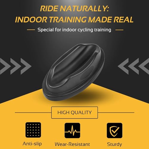 Flexzion Bike Trainer Front Wheel Block - Sturdy Molded Plastic Bicycle Stabilizing Leveling Block Support for Indoor Turbo Trainer Bike Stationary Resistance Training Exercises - Image 3