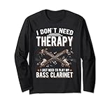 Este motivo I dont need Therapy I just need to play my Bass Clarinet es perfecto para ti si eres clarinetista bajo y tocas el clarinete bajo.