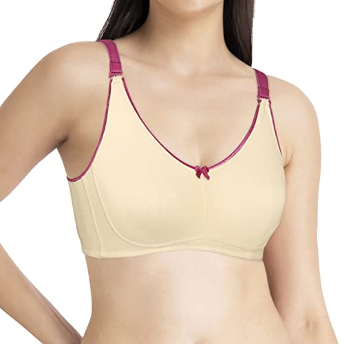 Image of Amante Solid Non Padded Non-Wired Full Coverage T-Shirt Bra