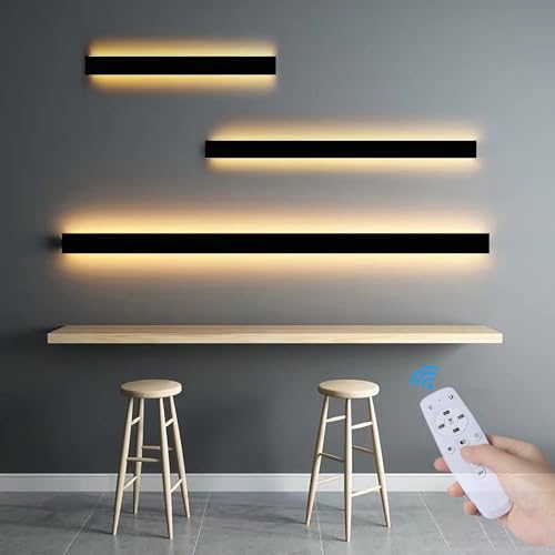 Aplique de pared escalera LED contra la fatiga visual con mando a distancia regulable