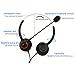 immagine 5Diyeeni Cuffia per Call Center, Cuffia per Call Center USB da 250 cm con Microfono per Computer, Telefono, Box Desktop, eliminazione del Rumore, indossabilità Confortevole (Call Center Headset)