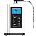 Alkaline Water Ionizer, Water Purifier Machine? PH 3.5-10.5 ?Up to 600mV ORP, 8000 Liters Per Filter,7 Water Settings,Auto-Cleaning,Intelligent Voice White