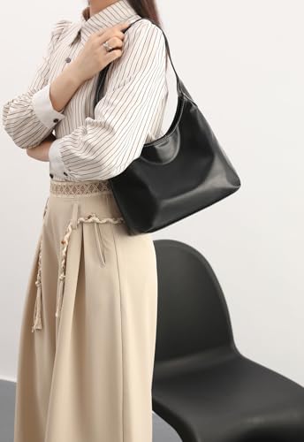 NIUEIMEE ZHOU Hobo Bags for Women Soft Vegan Leather Shoulder Handbag Slouchy Designer Tote Purses3