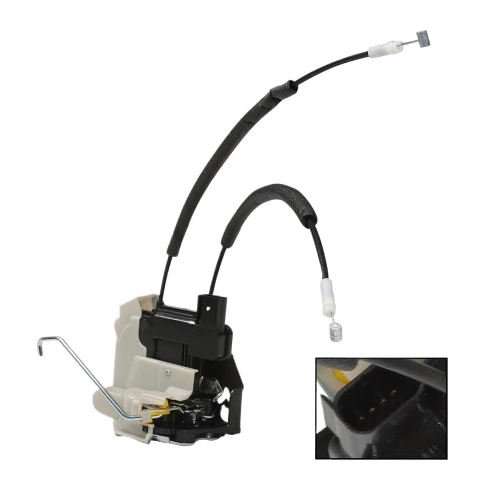 Front Right Passenger Side Door Lock Actuator Compatible with Rio Rio5 Pride L4 2012-2017 - 4-Pin Electrical Connection - Replaces Part Number 81321-1W050