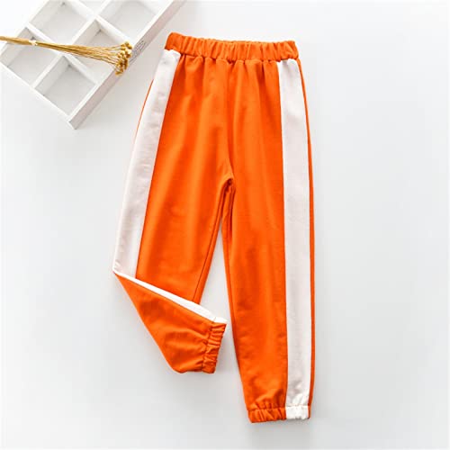 Kids Jogger Pants for Toddler Elastic Waist Y2k Sweatpants Solid Color Loose Baggy Casual Trousers Soft Comfy Clothes3