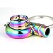 maycom Creative Spinning New Charming Polished Black Turbo Turbocharger Keychain Key Chain Ring Keyring Keyfob,make Whistle Sound