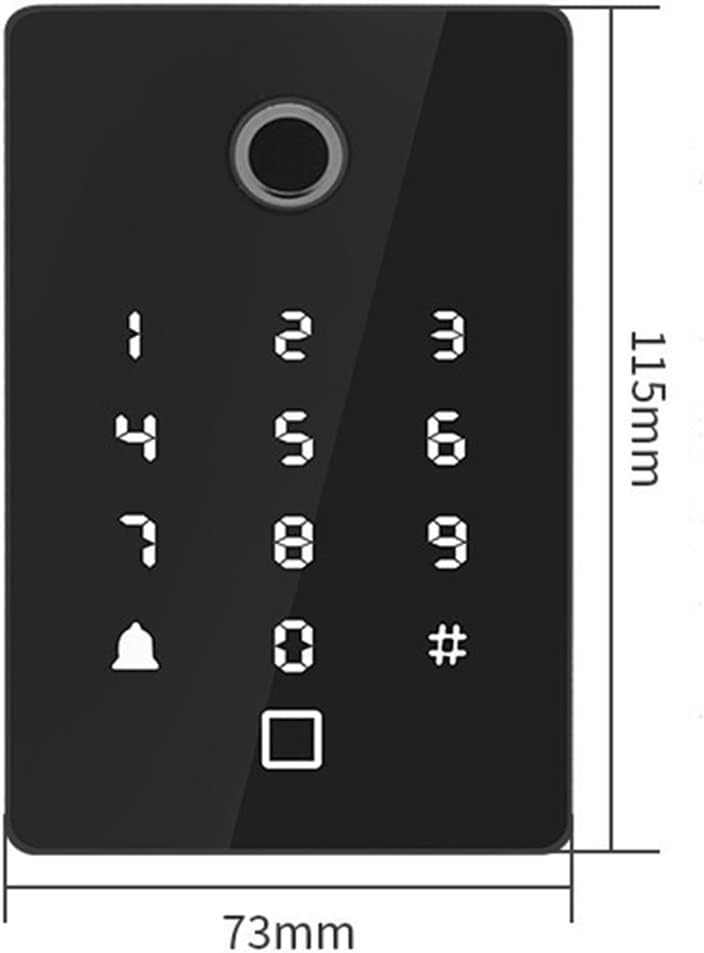 Attendance Machine Electronic Access Control System Set Card/Password/Fingerprint Unlock Iron Door Magnetic Lock Double Door Access Control Integrated Machine