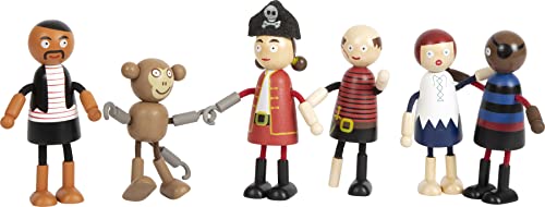 Small Foot Wooden Bending Dolls Pirate