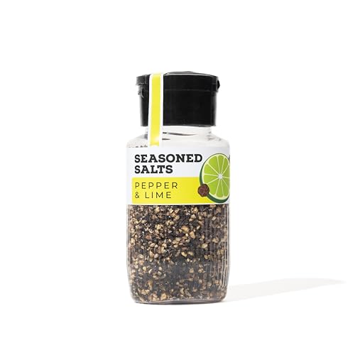 Image of CARPE VICTUS Pepper & Lime Seasoned Salt | Premium Gourmet Flavoured Salt with Cracked Black Pepper & Zesty Lime | Perfect for Salads, Grilled Vegetables, BBQ, Roasting & Everyday Cooking | 100g