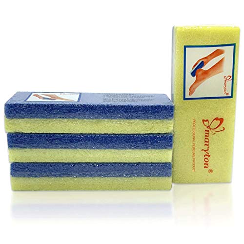 Foot Pumice Stone for Feet Hard Skin Callus Remover and Scrubber (Pack of 4) (Yellow) - Image 7