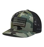 Columbia Tree Flag Mesh Ball Cap Gorra, L-XL Unisex Adulto