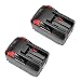 Produktbild 2x TradeShop Hochleistungs Li-Ion Akku 28V 3000mAh für AEG Milwaukee V28BS V28CS V28H V28HX V28IW V28MS V28PD V28SG V28SX V28VC Flex Würth 28V-Akku ersetzt 48-11-1830, 48-11-2850