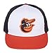 MLB Cooperstown ADULT Baltimore ORIOLES Wht/Orng/Blk Hat Cap Adjustable Velcro TWILL Throwback
