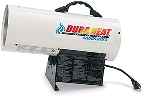 Amazon.com: Dura Heat Propane Forced AIR Heater, 40,000 BTU, White : Patio,  Lawn u0026 Garden