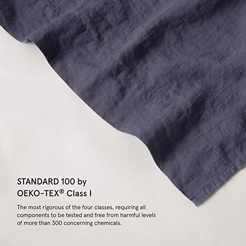 Tuft & Needle Linen Sheet Set, Extra Soft, Durable And Lightweight - Full - Slate #TOP1