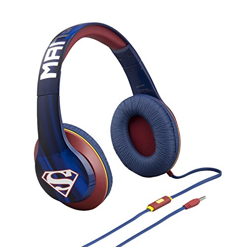 Superman Headphones - On Ear Hero Design With Built In Mic #TOP2