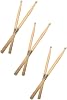 Midex Maple-100-5A-3X Wood Maple Wood Drum Drum Drum Drum Drum Baguette 5A Drumsticks (3 Pairs)
