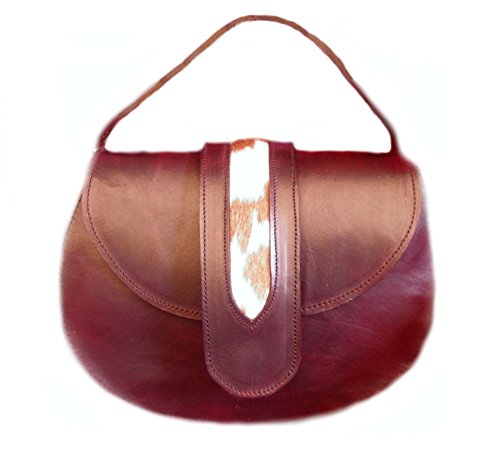 Sac bandoulière femme marron clair aux finitions soignées