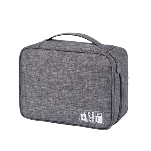 docooler Bolsa de almacenamiento para cables de datos, organizador de auriculares, compartimento multifuncional, gran capacidad