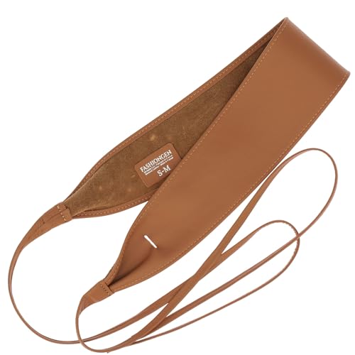 Image of FASHIONGEN - Woman Italian leather Obi belt, CASSIANE
