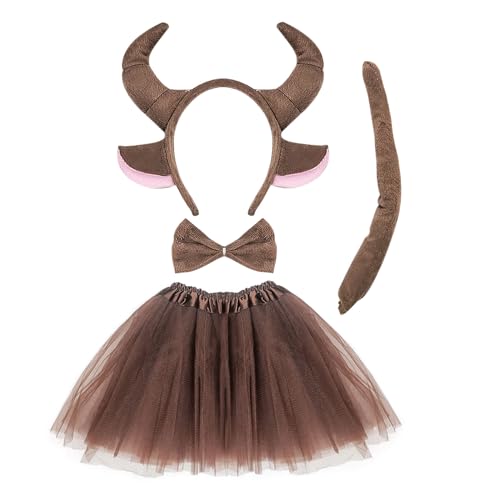 SKHAOVS Bull Costume for Boys and Girls, Bull Costume Accessories...