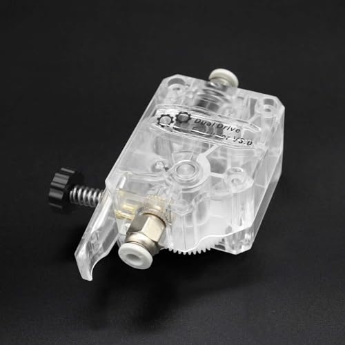 Bowden Extruder Upgraded V3.0 Dual Drive Gear High-Performance Parts for CR10,Ender 3 Series,Anycubic Mega S, I3 Mega Chiron,Tevo Tornado, Wanhao D9, Anet A8 E10 and Prusa I3 DIY 3D Printer